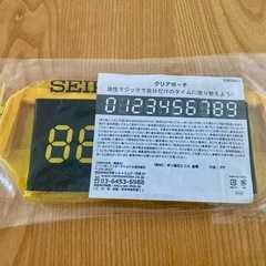 【非売品】SEIKO ゴールデングランプリ　クリアポーチの画像
