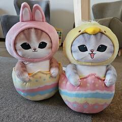 【新品】mofusand イースターにゃん　BIGぬいぐるみ　全...