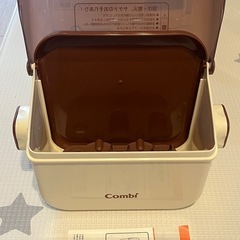Combi コンビ 除菌じょーず 保管ケース 水だけ入れてレンジで除菌!　乳首ブラシ付きの画像