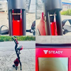 【❗️✨自宅で簡単有酸素運動✨❗️】steady フィットネスバイク ST-102 折りたたみ式 ！の画像