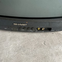 ジャンク　SHARP ブラウン管テレビの画像