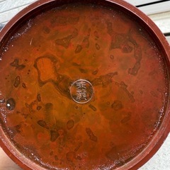 古い耳付高岡天龍銅器花瓶 鋳銅花瓶　天龍作 の画像