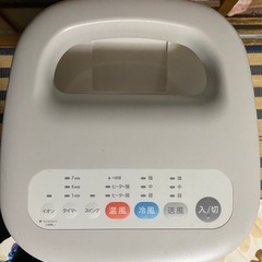 【美品】2023年製 シロカ 加湿つき温冷風扇 SH-C252の画像