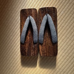 さらに20%OFF！未使用メンズ浴衣・帯・下駄の3点セットの画像