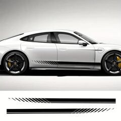サイド ライン　ドアミラー　耐熱・防水・耐久ステッカー2枚セット