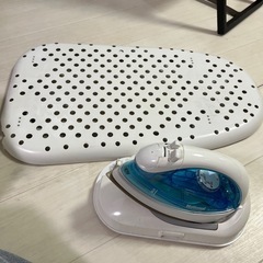 中古　アイロン、アイロン台セット