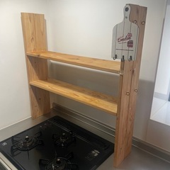 手作りスパイスラック