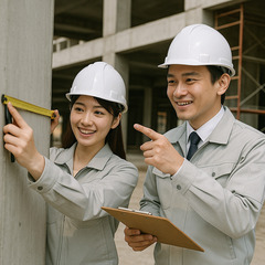 ゼロから学べる施工管理✨充実研修＆資格支援あり！【未来の現…