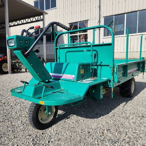 (香川) ES663D 筑水キャニコム 三輪運搬車 ◎油圧ダンプ◎最大積載荷重600kg◎美品