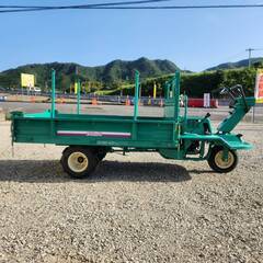 (香川) ES663D 筑水キャニコム 三輪運搬車 ◎油圧ダンプ◎最大積載荷重600kg◎美品の画像