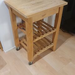 IKEA ベクヴェーム キッチンワゴン（バーチ材）引き取り限定