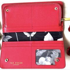 美品⭐️TED BAKER テッドベイカー　赤色　長財布の画像