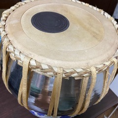 インド楽器 タブラ（Baya）＋ケース・台座付き｜装飾・インテリ...