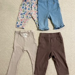 パンツ　４枚セット　80
