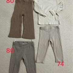 パンツ４枚セット　74〜90