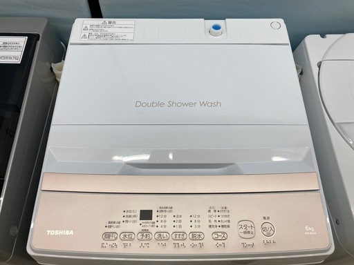 【愛品館江戸川店】保証充実　TOSHIBA　2025年製　6.0kg全自動洗濯機　AW-6GA4（W)