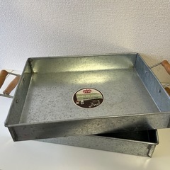 【２個セット】スチール　プラントトレー