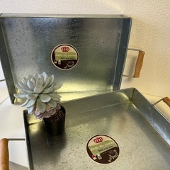【２個セット】スチール　プラントトレーの画像