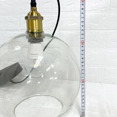 ガラスシェード ペンダントライト 1灯 ガラス ボール 丸形 照明器具 おしゃれライト ☆ 札幌市 白石店の画像