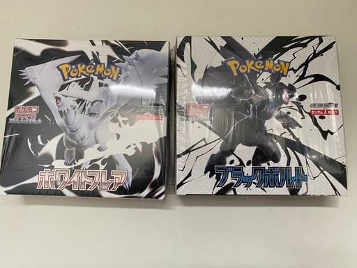 【空箱】 ブラックボルト 4箱 ホワイトフレア 4箱 ブラックボルト 4BOX ホワイトフレア 4BOX シュリンク付き