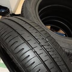 DUNLOP、エナセーブ、EC204、155ー65ー13インチ中古タイヤ、軽自動車にどうぞ、格安にお譲り致しますの画像