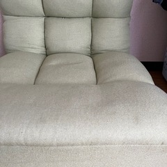 ニトリ　つながるハイバックポケットコイル座椅子(ロダトール YGR) グリーン系の画像