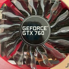 PARIT GEFORCE GTX 760 JETSTREAM 4GB グラフィックボード GDDR5 PCパーツ 箱・付属品付 グラフィックカード 美品 Y1652の画像