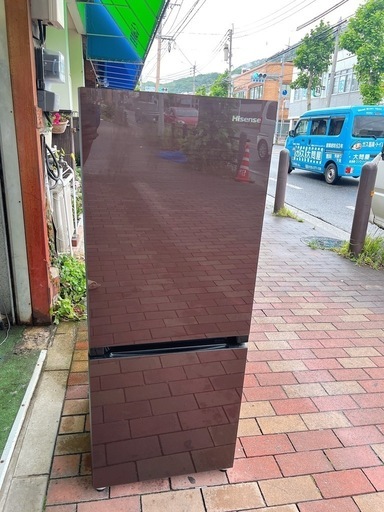 2ドア冷蔵庫　保証付き