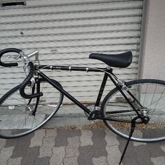 美品☆[FUJI]FEATHER(フェザー)120th 700cピストバイク クロモリ/シングルspeed/SHIKKOKU(シッコク)の画像