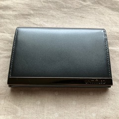 名刺入れ　深緑　アンタイトル　カードケース