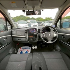 【支払総額15.8万円】まだまだ人気車種！ワゴンRスティングレーターボ車検令和9年6月機関良好 社外マフラー フルセグTV Bluetoothの画像
