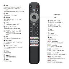 【取りに来ていただける方限定】TCL 50V型 チューナーレス テレビ 4K Google TV フレームレス ネット動画対応 50P63J スマートテレビ HDR10対応 Dolby Vision Dolby Atmos クロームキャスト内蔵 音声検索対応 ゲームモードALLM 自動低遅延 VESA規格 2023年 モデルの画像