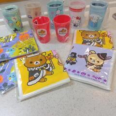 サンリオキャラクターズオリジナルカップとリラクマペーパ―ナプキン