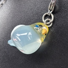 めじるしアクセサリーゆらりことり セキセイインコ
