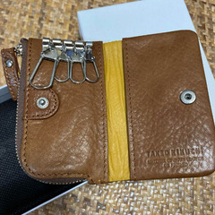 タケオキクチ　新品箱入り　小銭入れ付 4連キーケース コインケースの画像