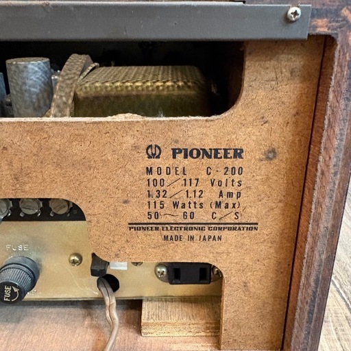 パイオニア C-200 真空管 チューナー アンプ ターンテーブル