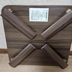 ※お取引決定※　木目　ローテーブル　数回使用のみ　差し上げます　締切12日の画像