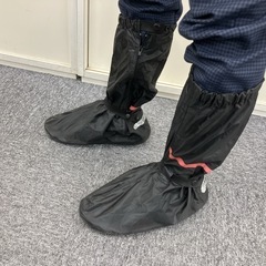 雨天時のバイクや自転車に！レインシューズカバーの画像