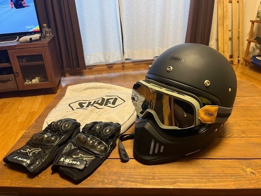 SHOEI EX-ZERO サイズM マッドブラック