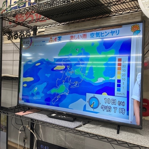 ⭐︎6ヶ月保証⭐︎TCL 4kチューナー内蔵50型液晶テレビ　2022年製　50P615 ※リモコン合わせ