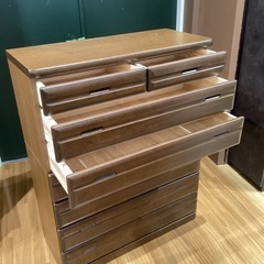 【トレファク神戸南店】ハイチェスト 7段 です‼︎【取りに来られる方限定】の画像