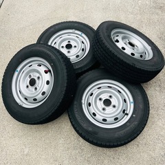 ★美品★軽バン　軽トラ　タイヤ　ホイールセット　145/80 R...