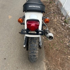 【動画あり】エイプ50 カスタム　キャブ車　社外マフラーハリケーンハンドルの画像