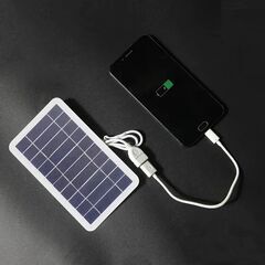 【終了間近】　災害時　緊急時　USB　ソーラー発電パネル　動作チェック済みの画像