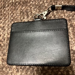 未使用品　本革調パスケース‼️ブラック‼️😀の画像