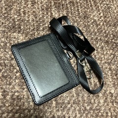 未使用品　本革調パスケース‼️ブラック‼️😀の画像