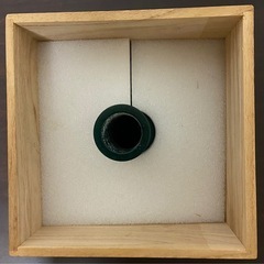  【終了】未使用・木箱付き 花器 緑銅風WAKO｜ 
の画像