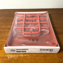 新品未使用 IKEA イケア DOKUMENT 赤