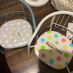 ジャンク品　子供用パイプ椅子　イス
