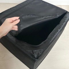 IKEA イケア　スクッブ　SKUBB 黒　収納ボックスの画像
